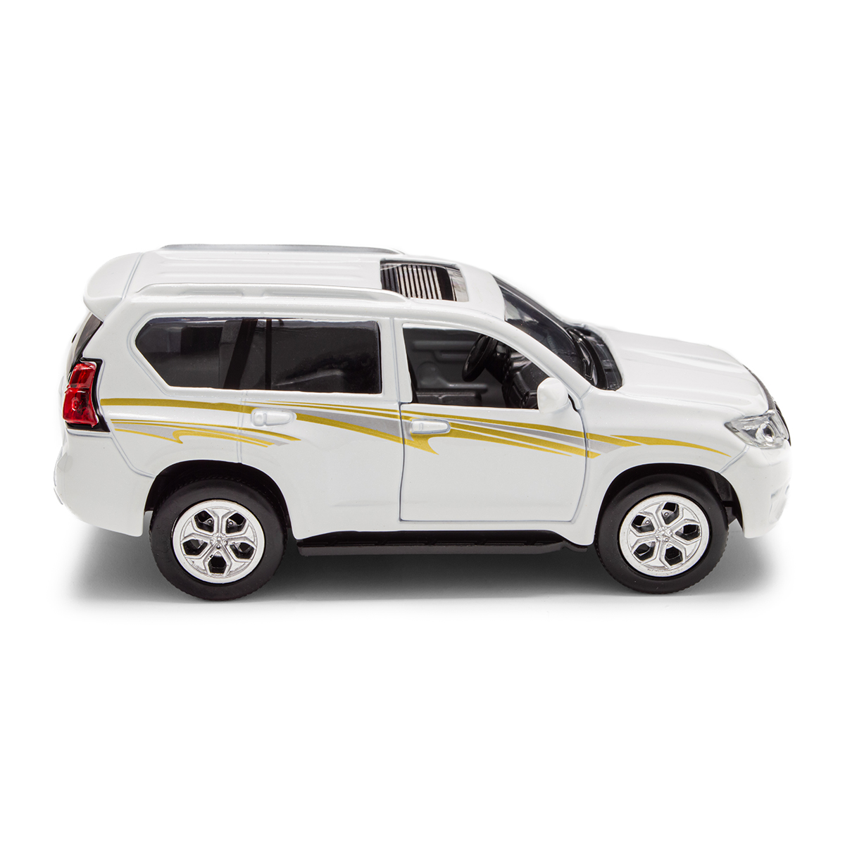 Автомодель Toyota Prado металева 1:40 Біла — превʼю 27