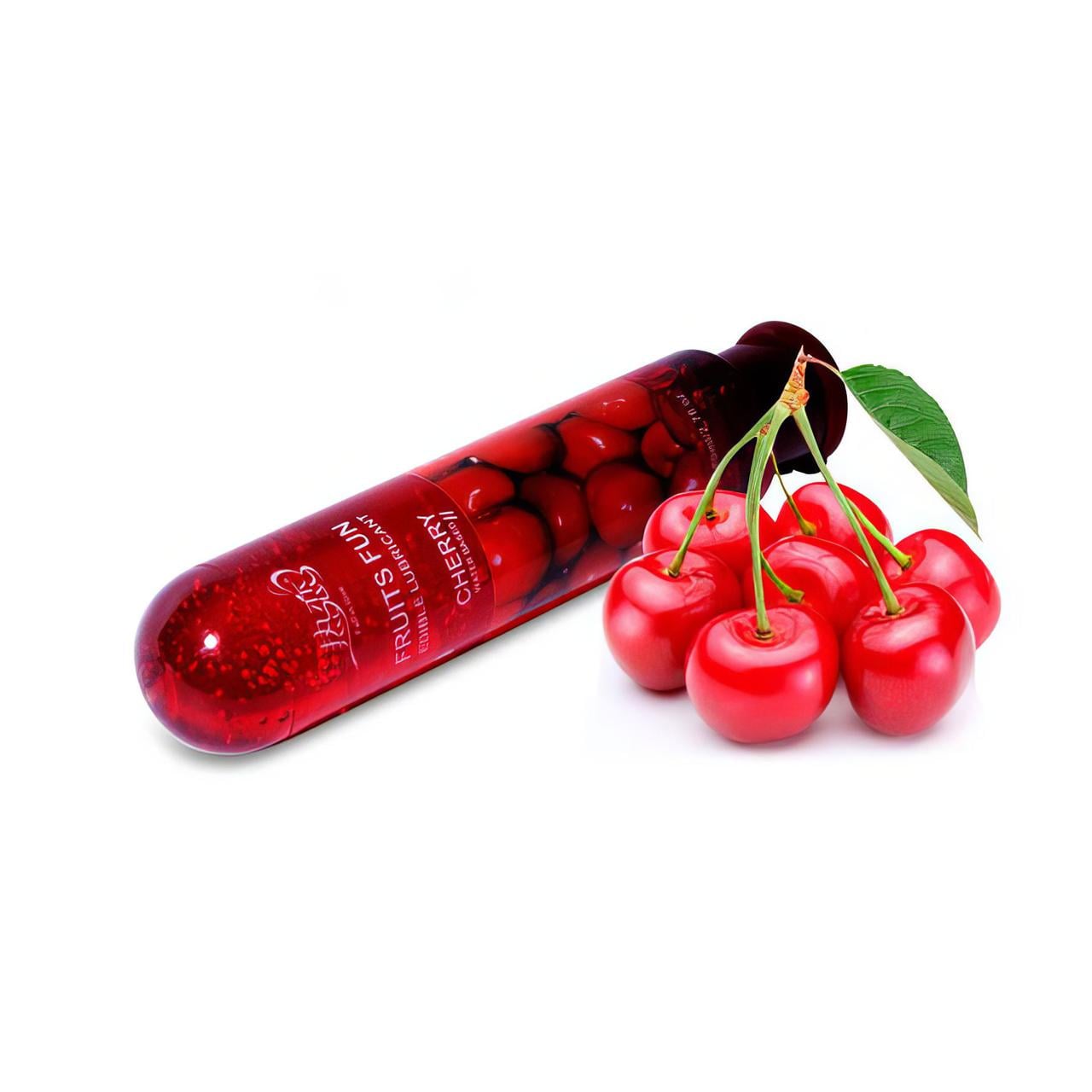 Гель лубрикант зволожуючий їстівний Fruits Fun вишня 80 мл