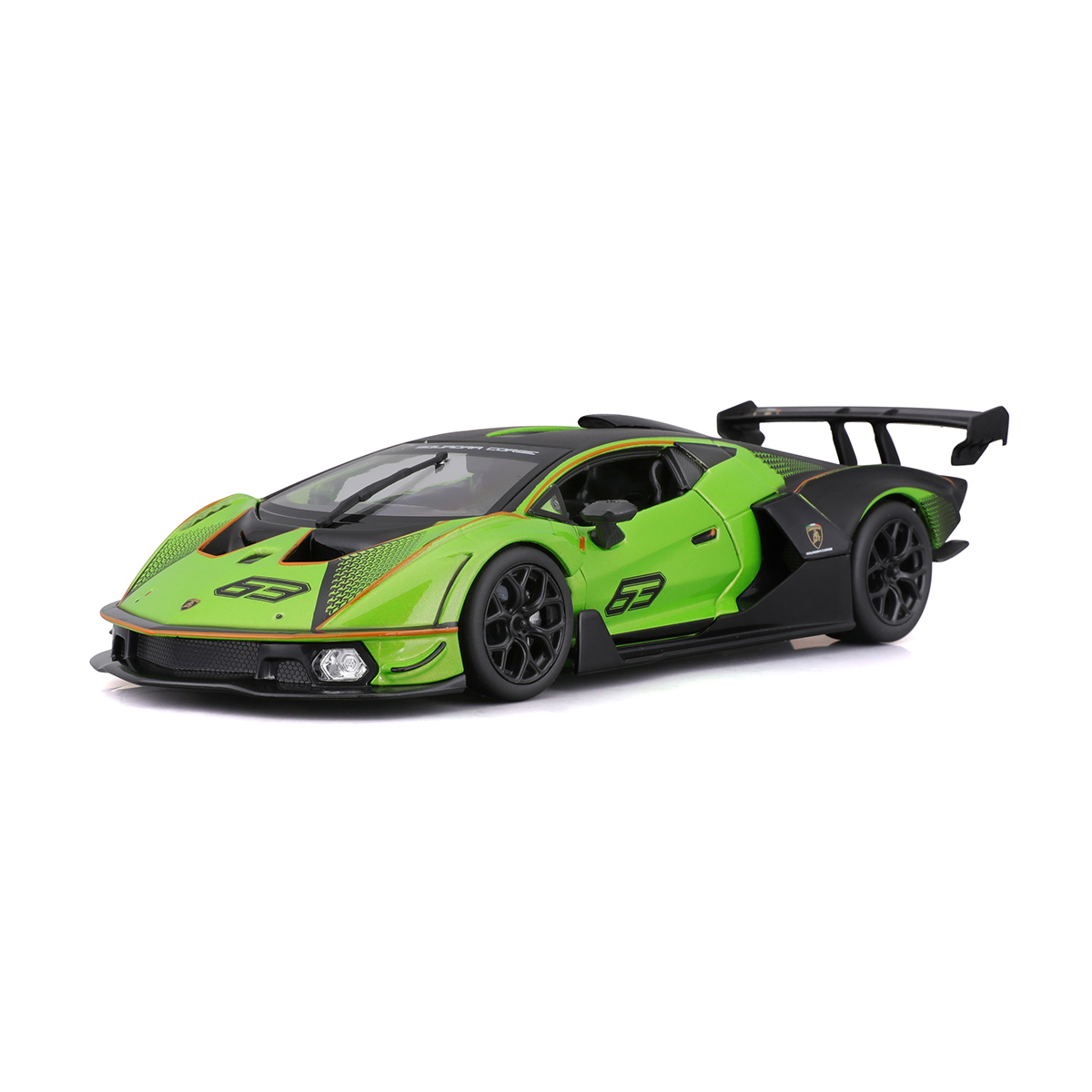 Колекційна автомодель Lamborghini Essenza SCV12 Bburago 1:24 Зелена — превʼю 11
