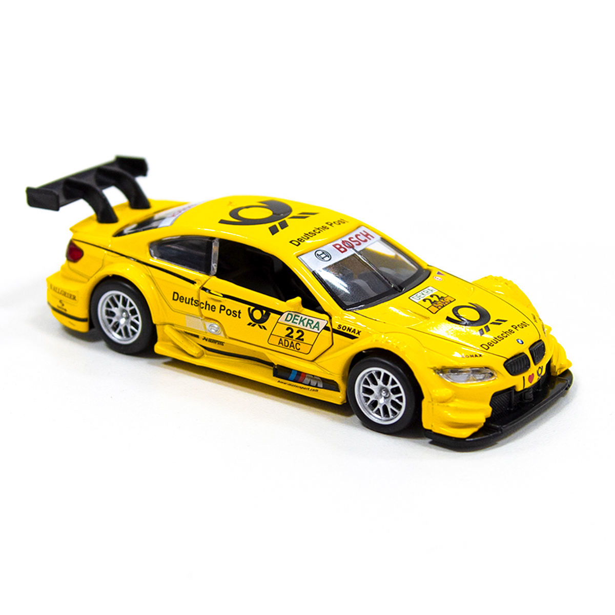 Автомодель Techno Drive BMW M3 DTM металева жовта — превʼю 22