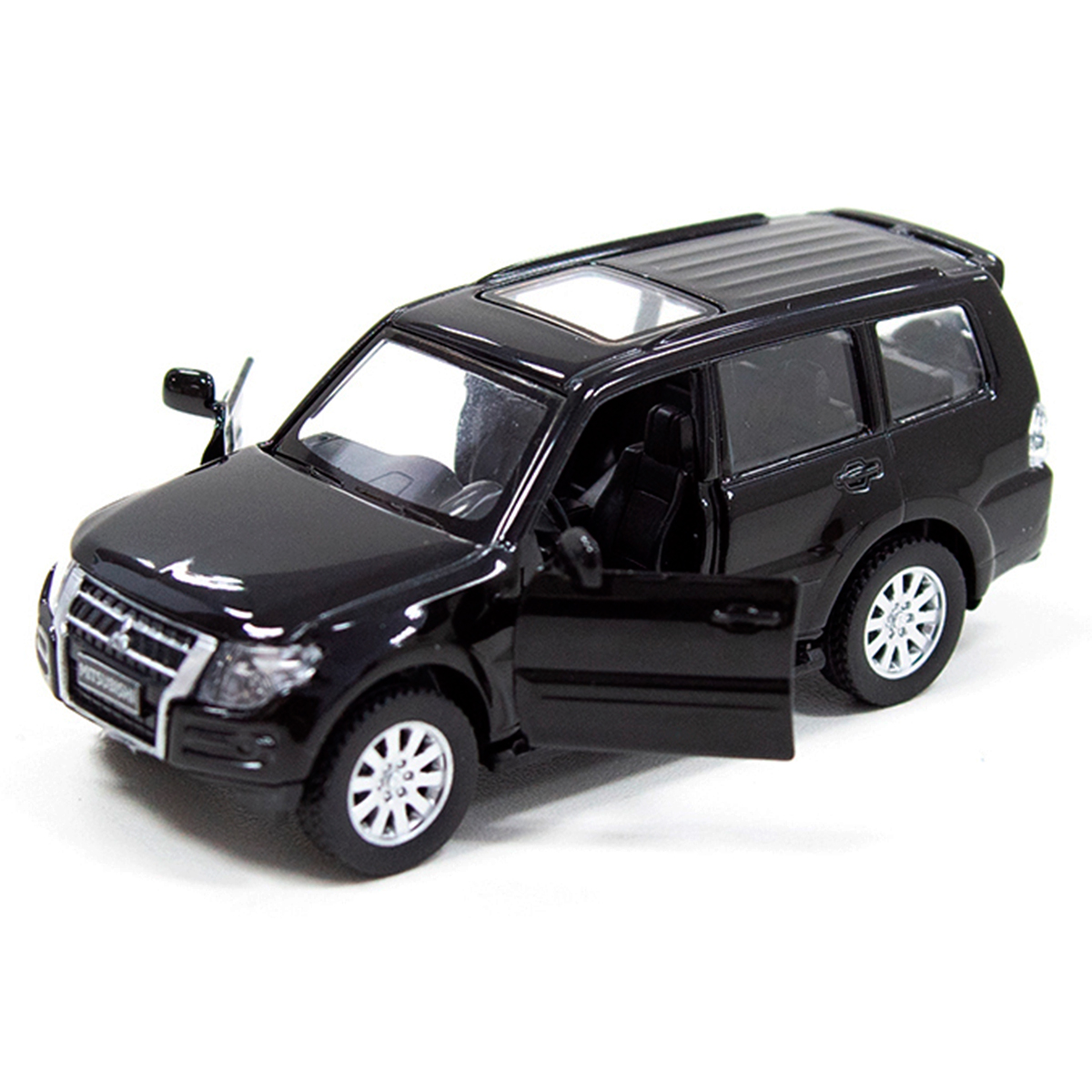 Автомодель Techno Drive Mitsubishi Pajero 4WD Turbo металева Чорна — превʼю 23