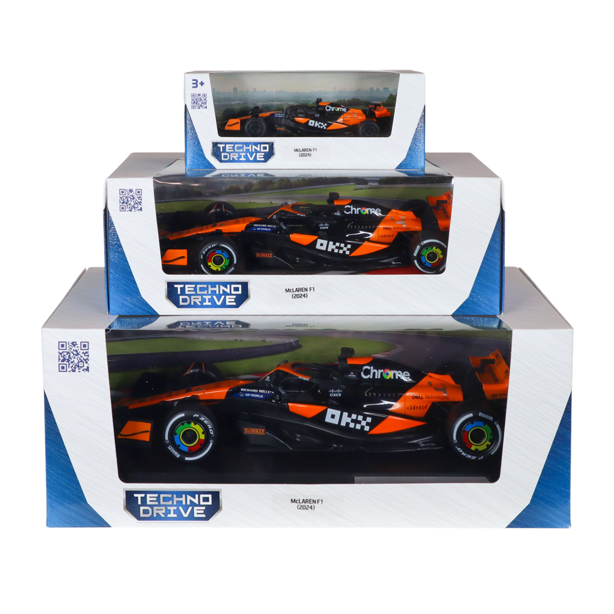 Автомодель McLaren F1 2024 Techno Drive 1:24 Помаранчева — превʼю 18