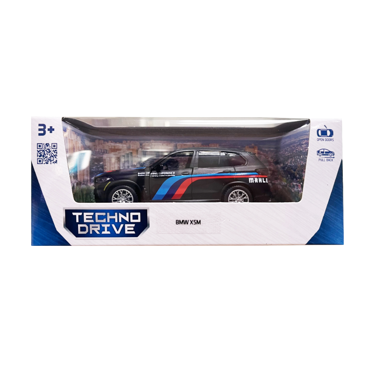 Автомодель Techno Drive BMW X5M металева 1:43 Чорна — превʼю 4