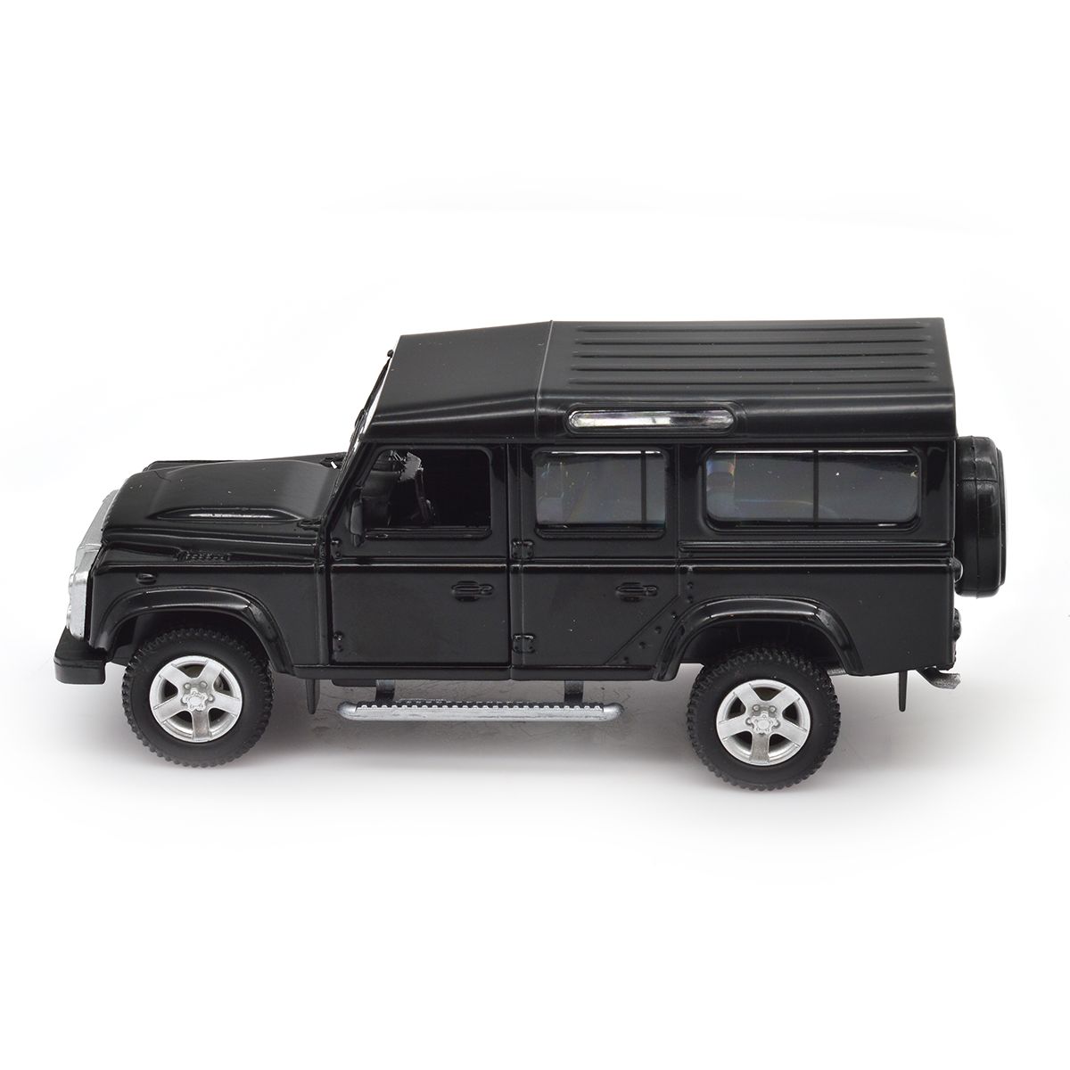 Автомодель Techno Drive Land Rover Defender 110 металева 1:32 Чорна — превʼю 15