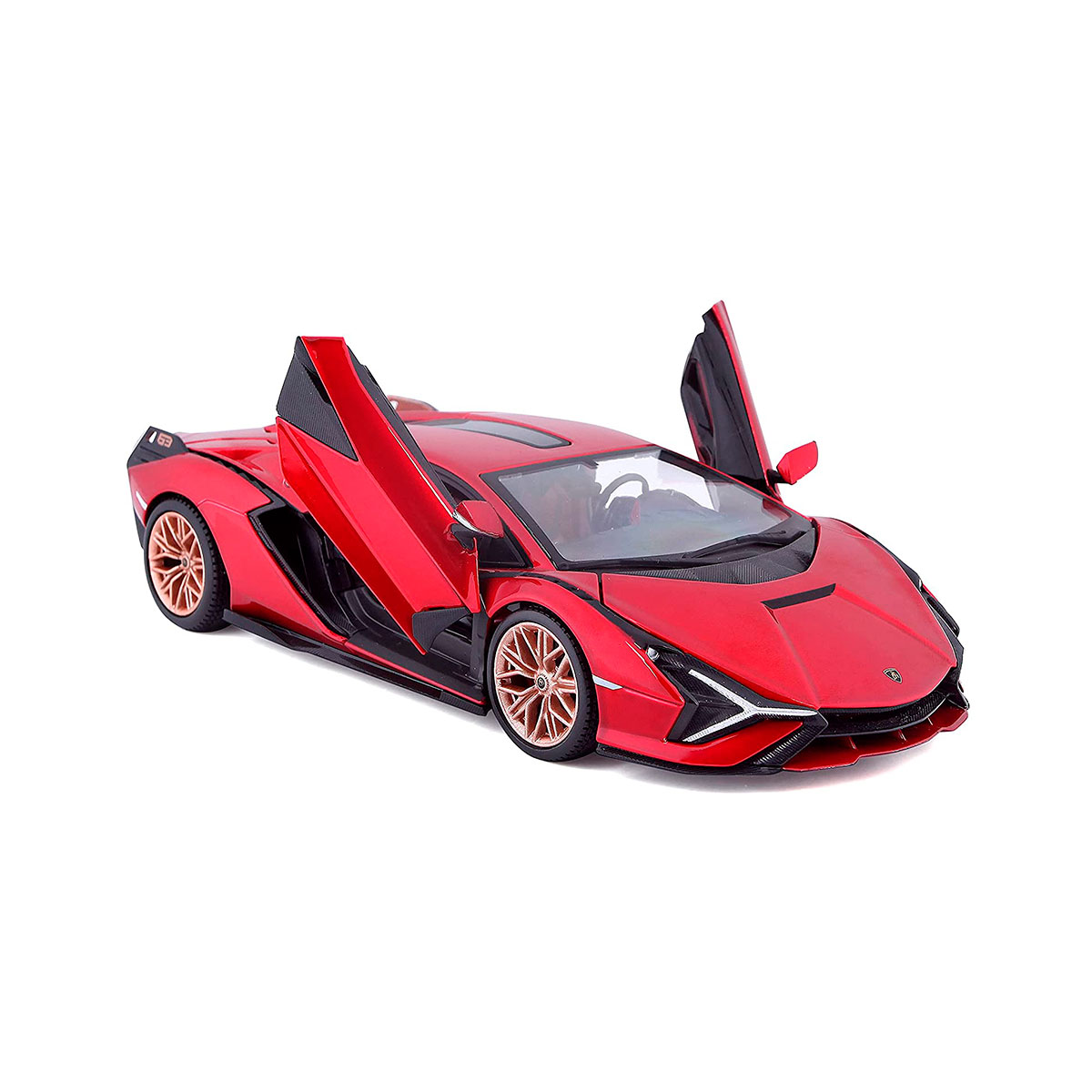 Автомодель Bburago Lamborghini Sian FKP 37 металева 1:24 — превʼю 16
