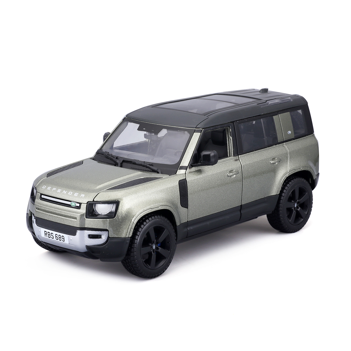 Автомодель Land Rover Defender 110 2022 Bburago 1:24 Зелений металік — превʼю 8
