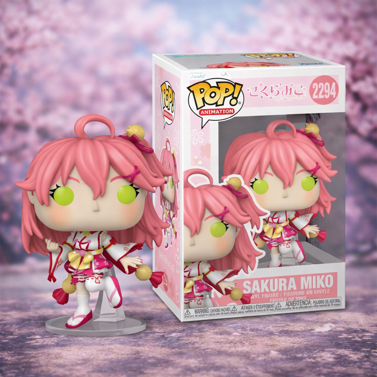 Колекційна ігрова фігурка Hololive - Sakura Miko Funko POP аніме персонаж — превʼю 6