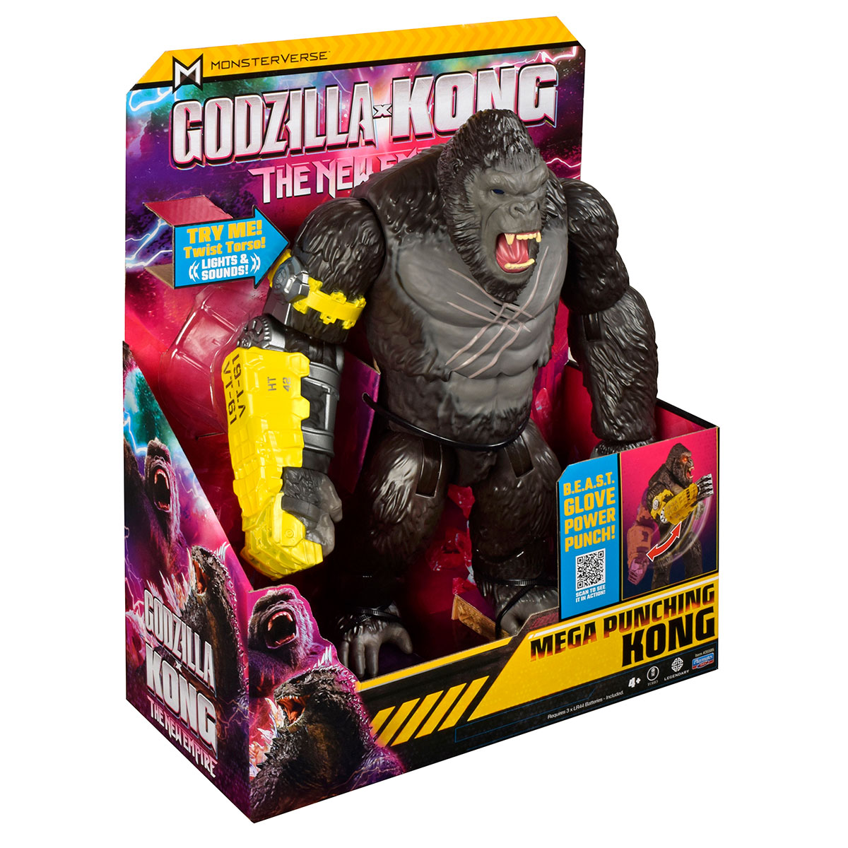 Фігурка Godzilla x Kong Конг з мегапотужним ударом світло звук — превʼю 17