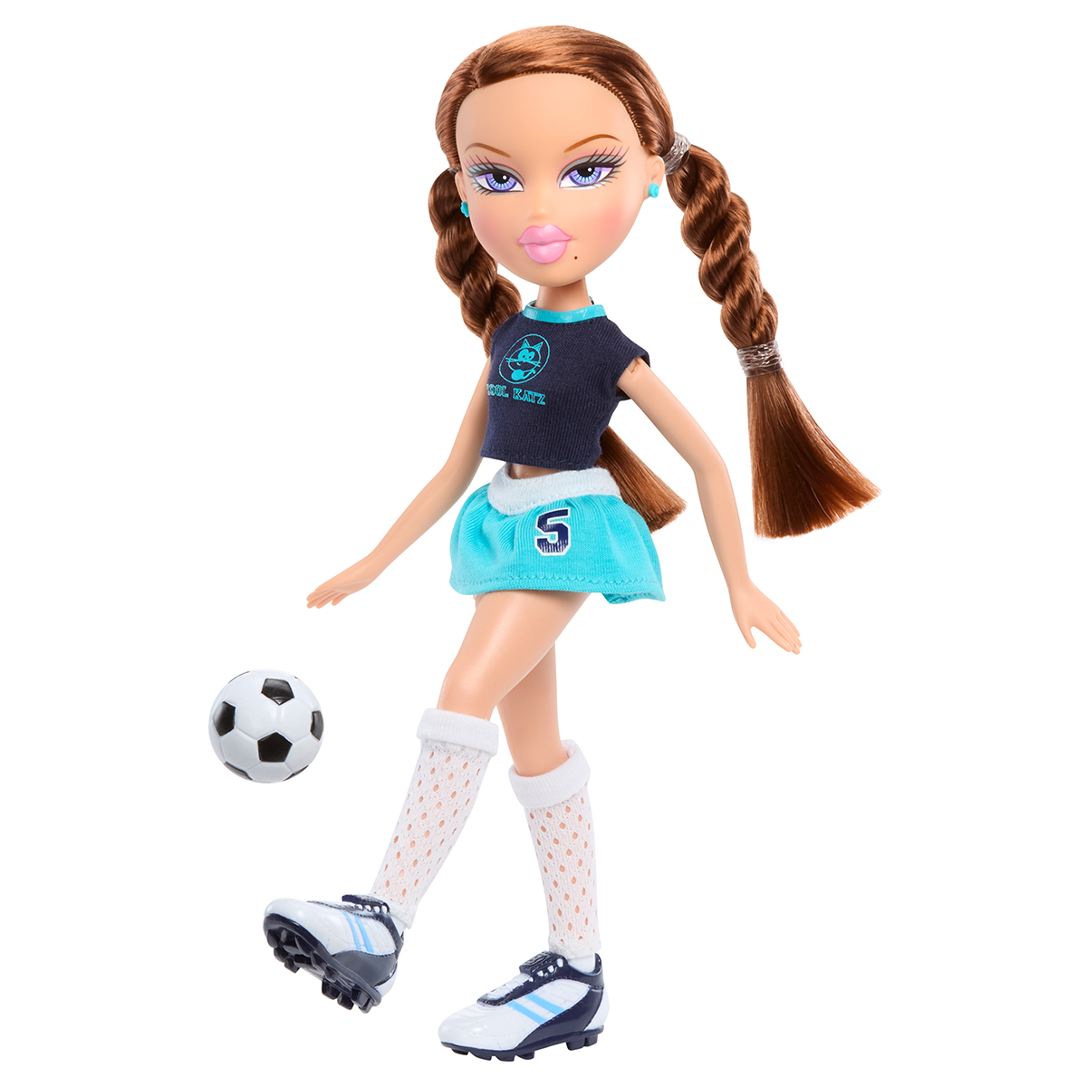 Ігровий набір Bratz Play Sportz Футболістка Роксі 29 см з аксесуарами — превʼю 11