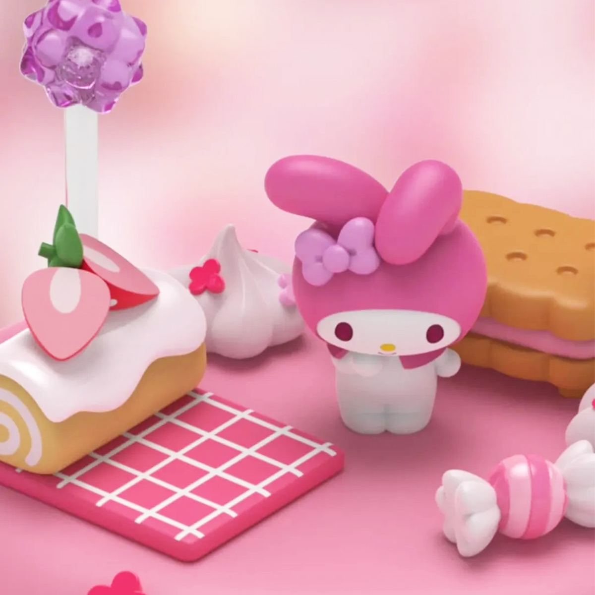 Ігровий набір дизайнерська фігурка Mighty Jaxx Kandyland Sanrio Май Мелоді — превʼю 13
