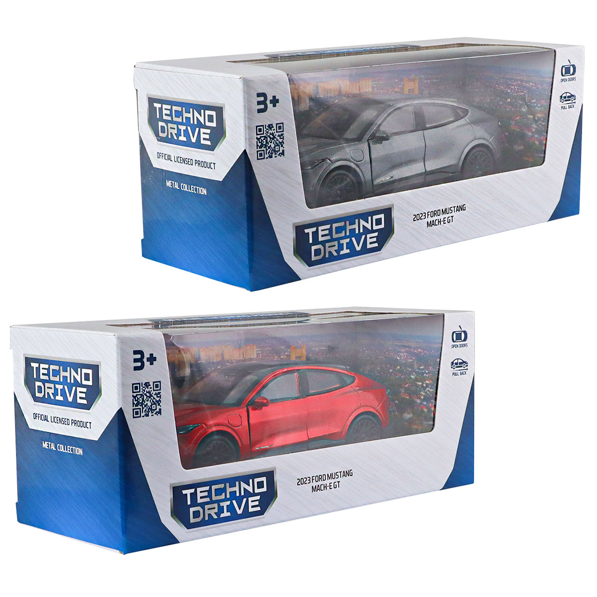 Автомодель Ford Mustang Mach-E GT 2023 Techno Drive 1:43 Червона — превʼю 23