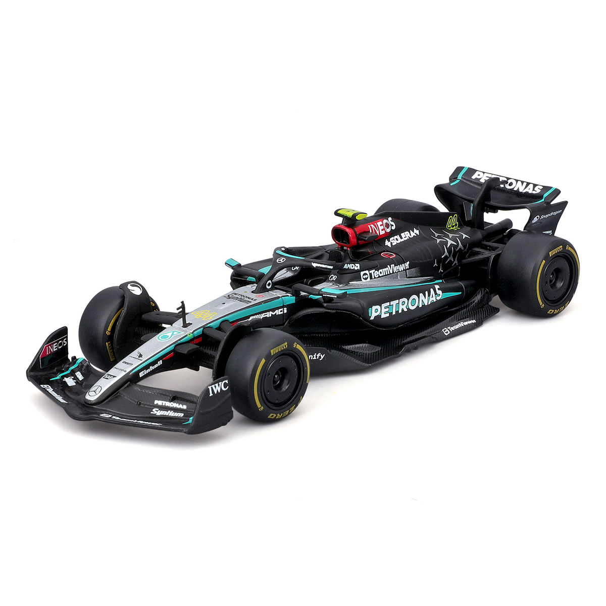 Колекційна модель Bburago Mercedes-AMG F1 W15 Performance 2024 1:43 — превʼю 12