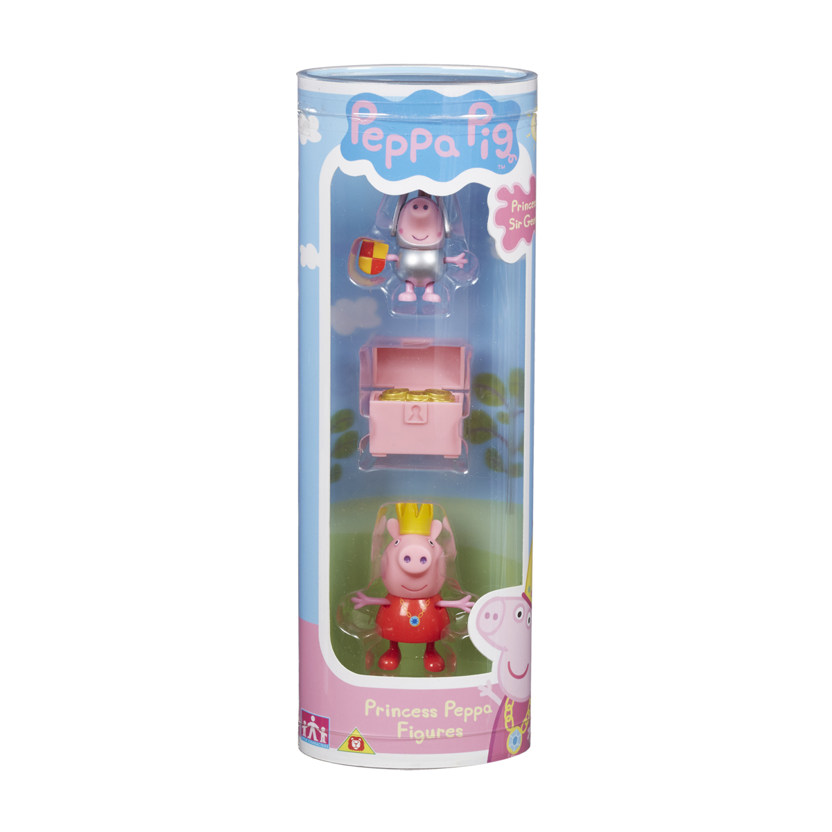 Набір фігурок Peppa Принцеса Пеппа та Сер Джордж зі скринею 2 шт — превʼю 4