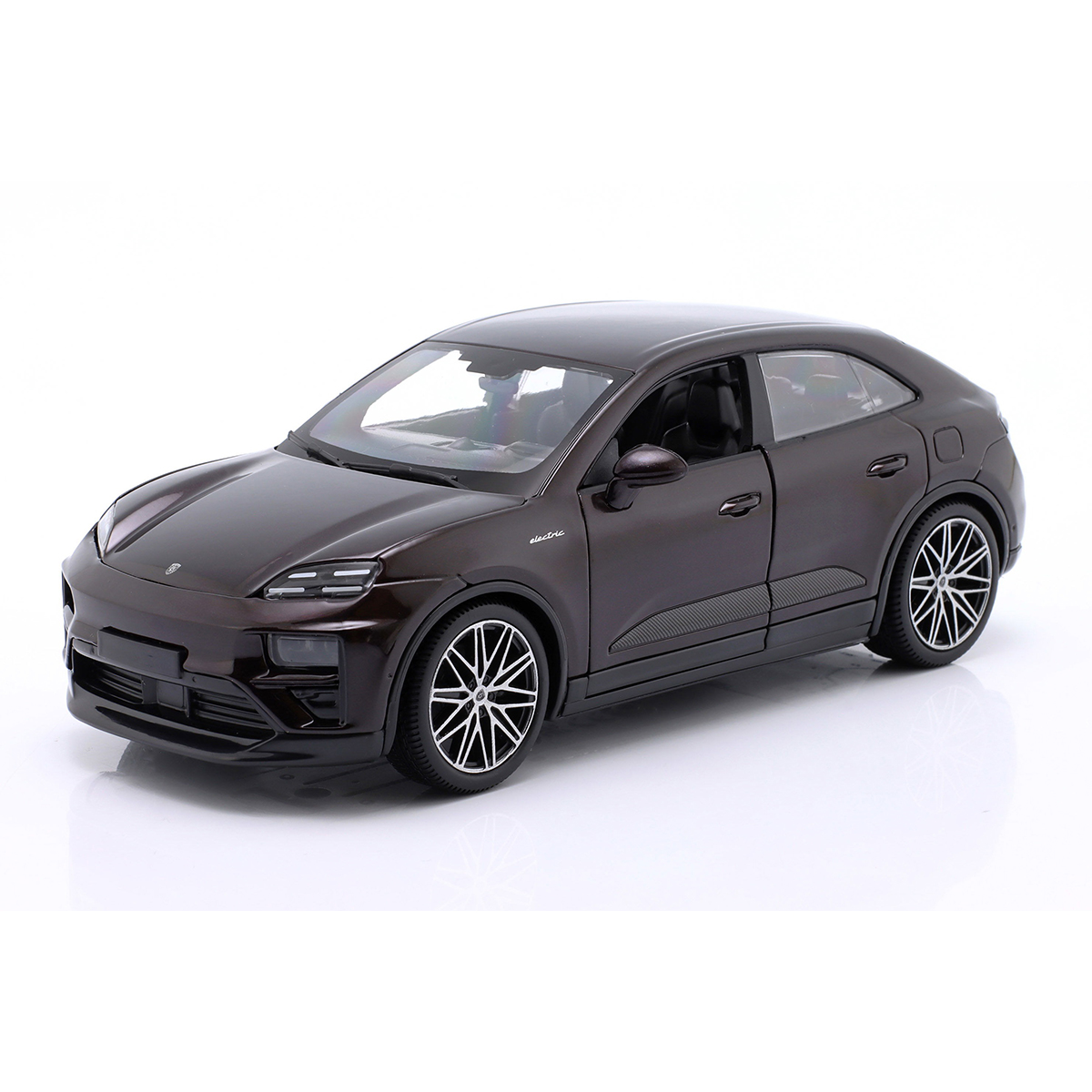 Автомодель Porsche Macan 4 Electric Bburago 1:24 Чорна — превʼю 6