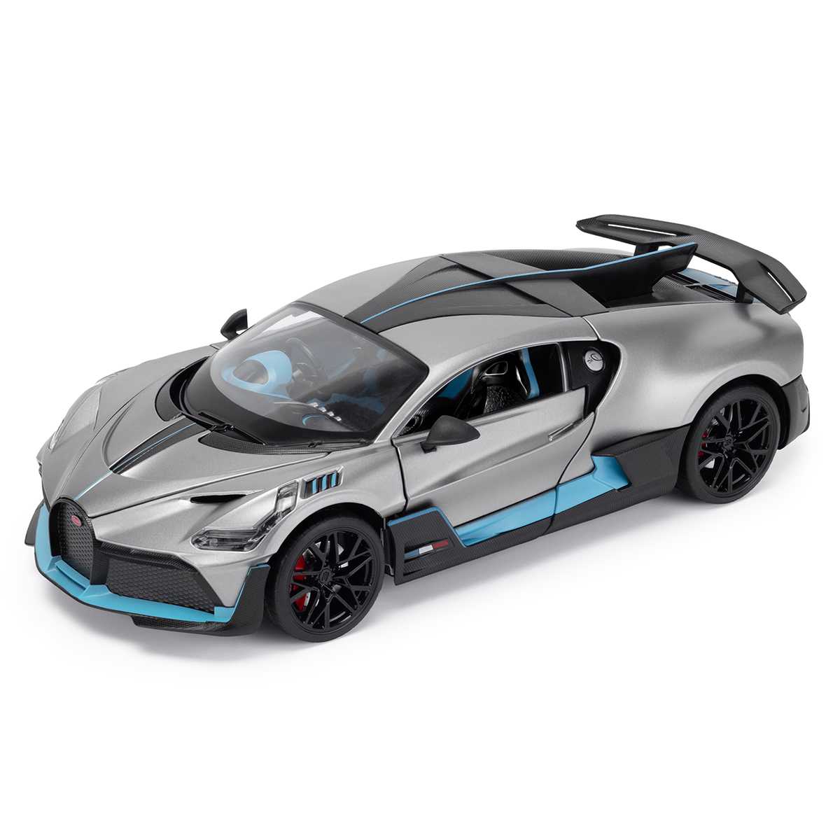 Автомодель Techno Drive Bugatti Divo металева 1:18 Сіра — превʼю 17