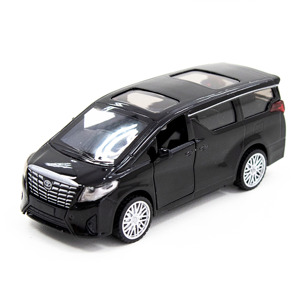 Автомодель Techno Drive Toyota Alphard металева Чорна — превʼю 13