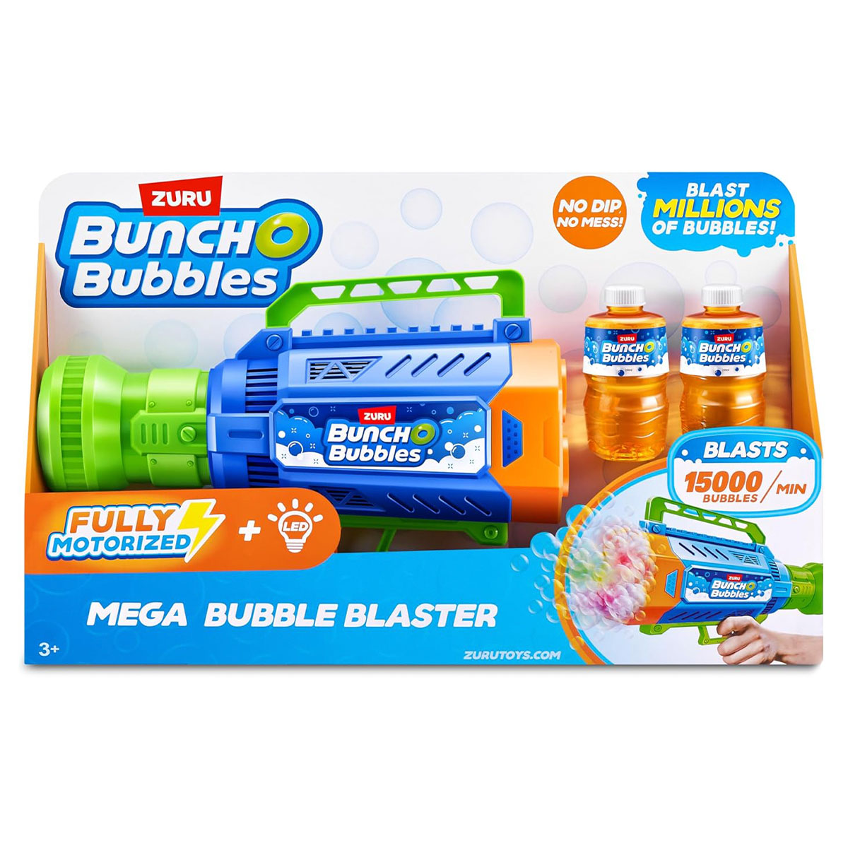 Ігровий набір Bunch O Bubbles Бластер для мильних бульбашок з LED підсвіткою — превʼю 18