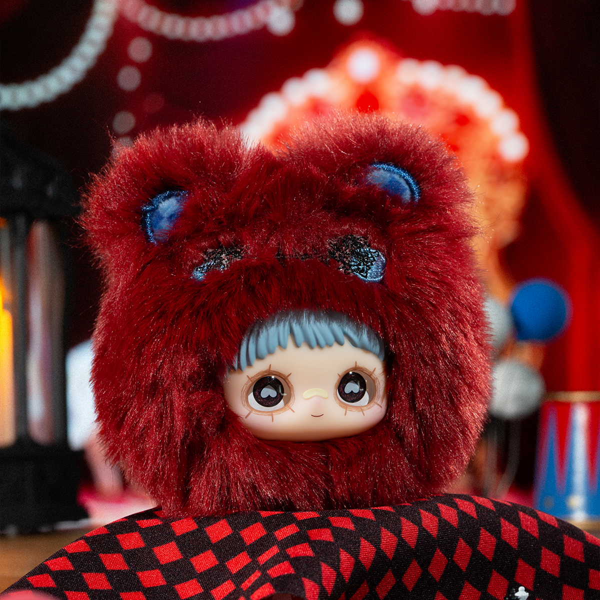 М'яка іграшка POP TOP Hi TOY – MayMei Шалений цирк – Кільце – Кольорова — превʼю 34