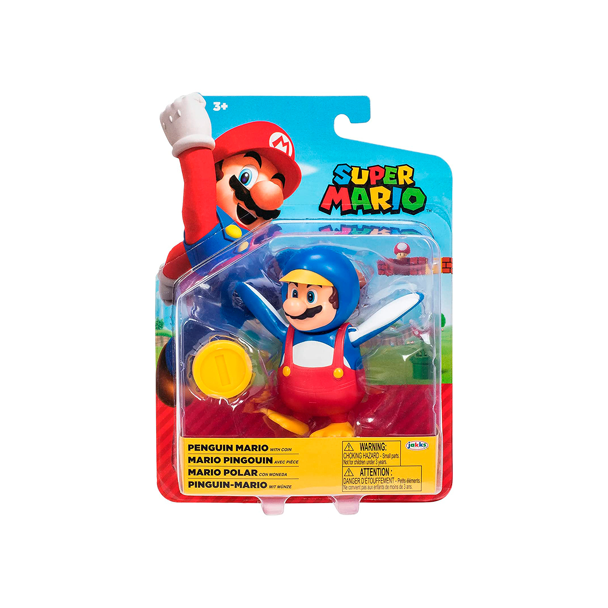 Ігрова фігурка Super Mario Маріо-пінгвін з артикуляцією — превʼю 9