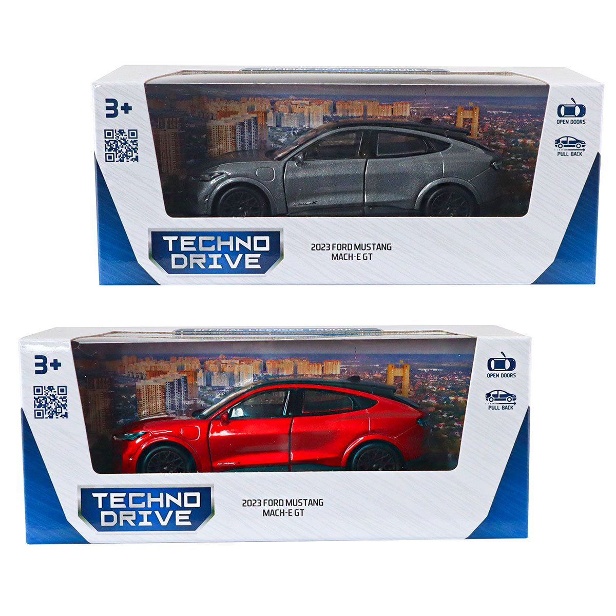 Автомодель Ford Mustang Mach-E GT 2023 Techno Drive 1:43 Червона — превʼю 22