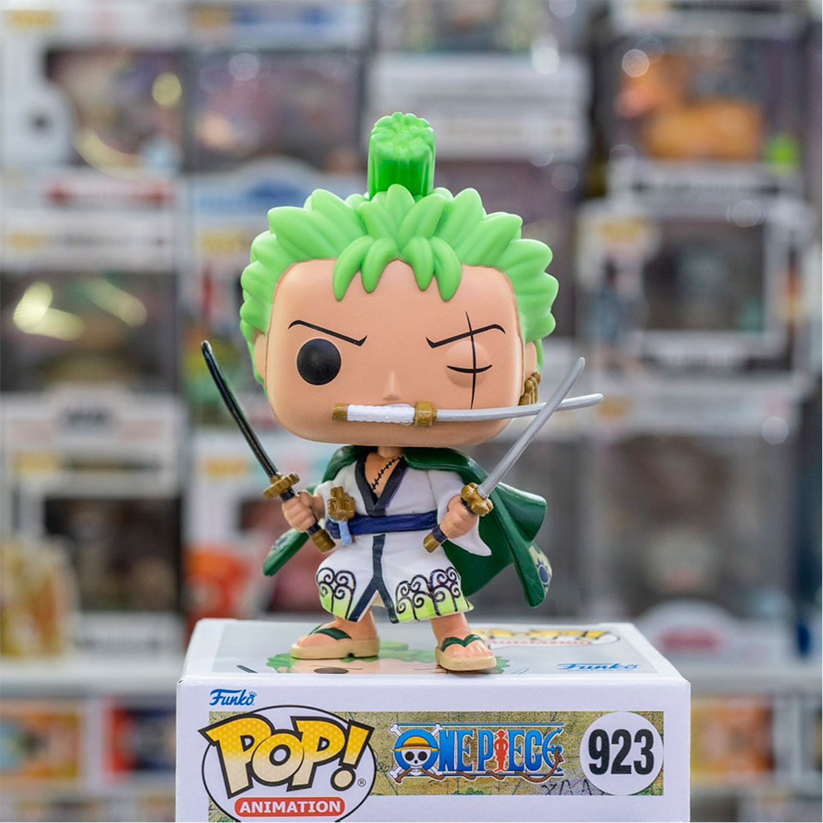 Ігрова фігурка Колекційна Funko POP Roronoa Zoro One Piece Аніме Багатоколірна — превʼю 12