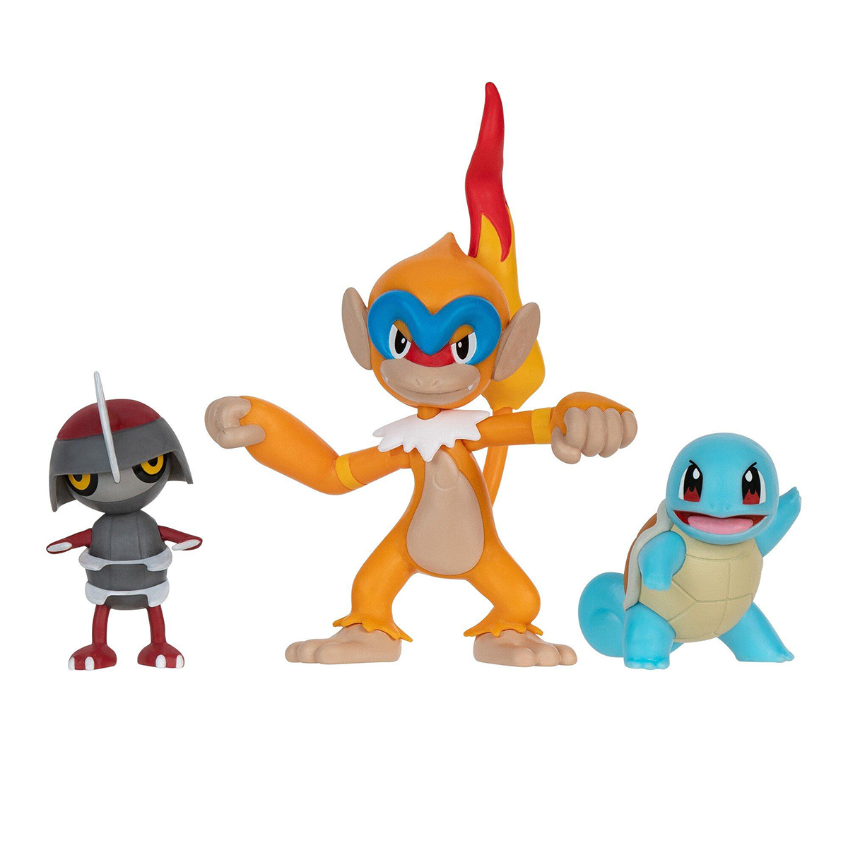 Набір ігрових фігурок Pokemon W18 Поньярд Сквіртл Монферно 3 шт — превʼю 4