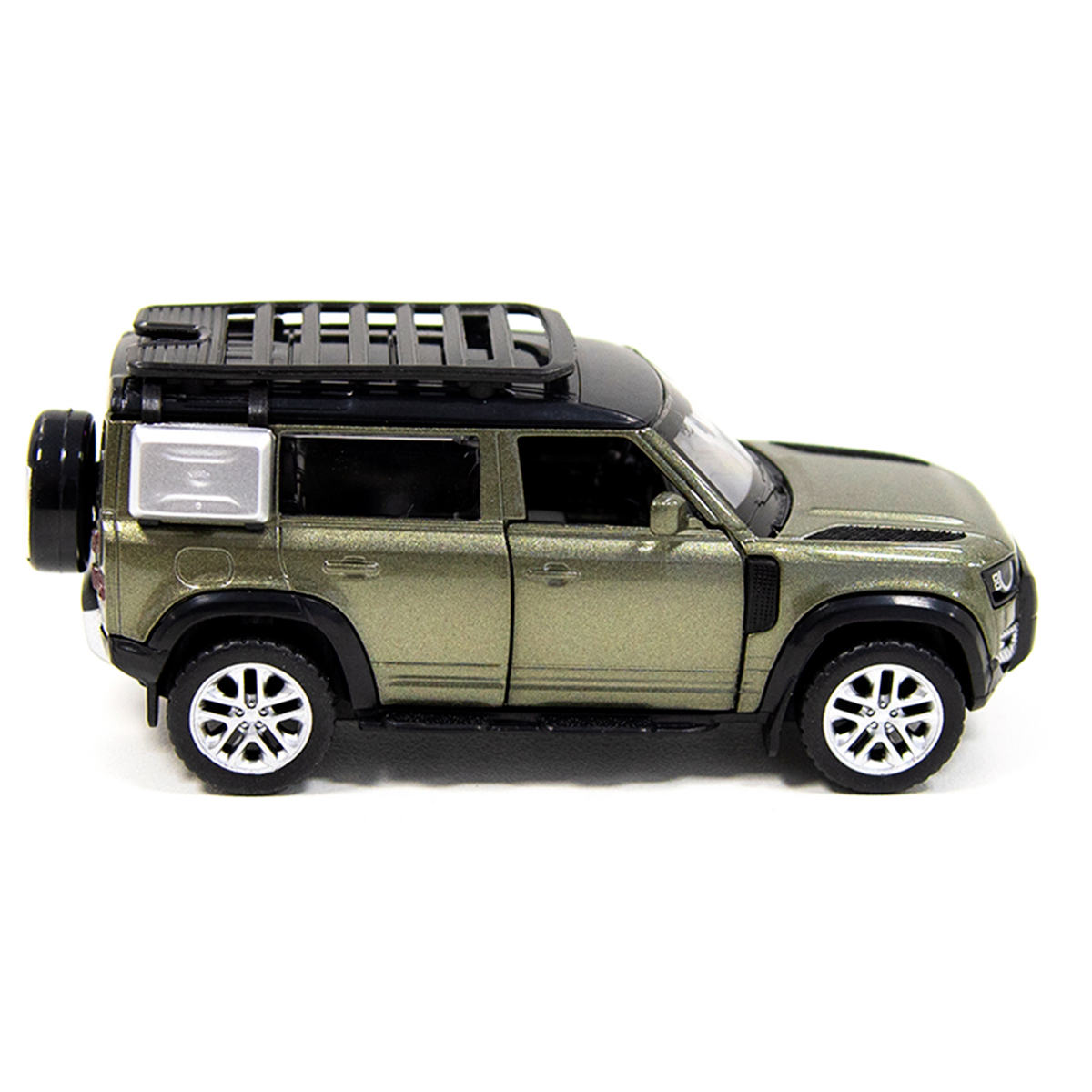 Автомодель Land Rover Defender 110 Techno Drive металева Зелена — превʼю 21
