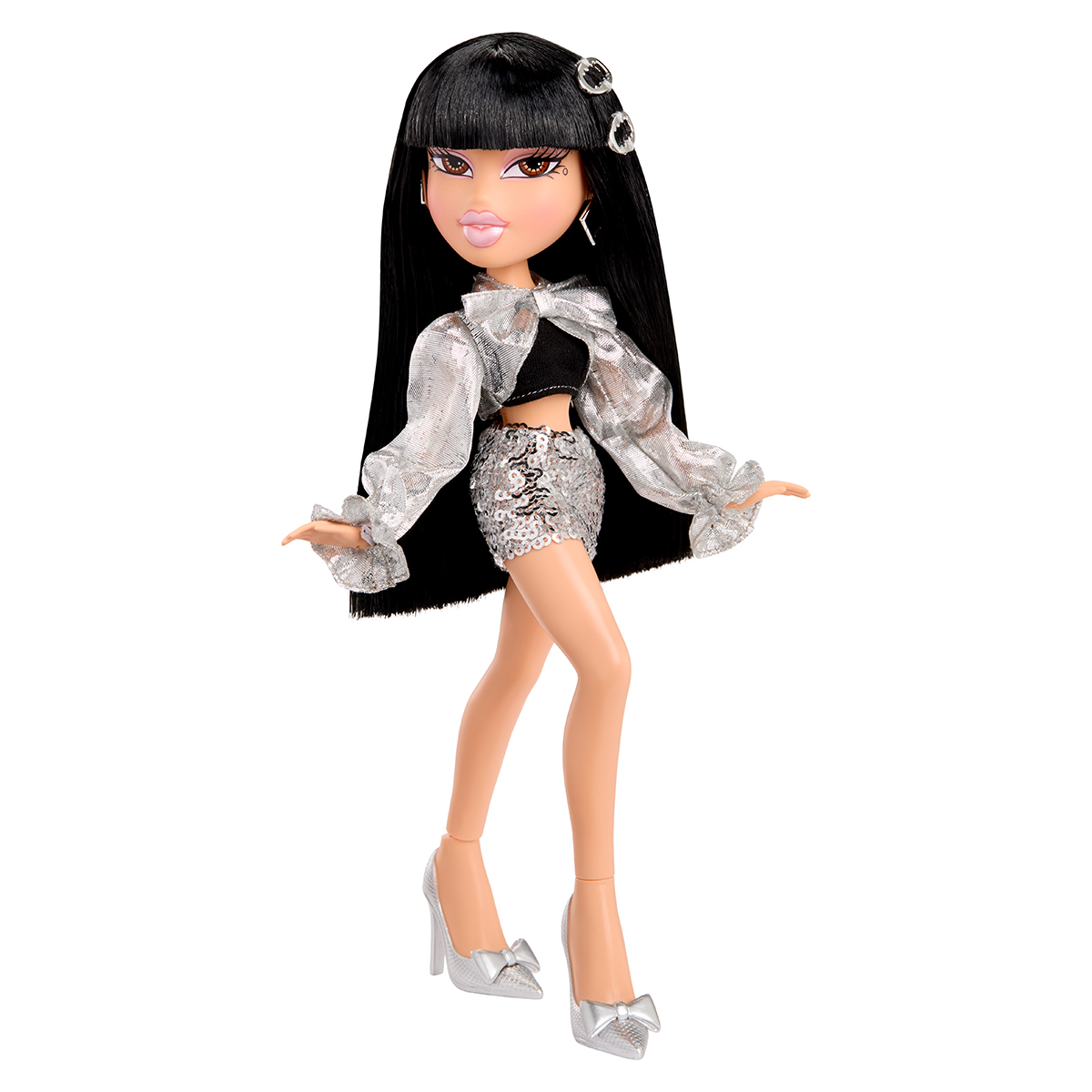Ігровий набір лялька Bratz Charmz Джейд з аксесуарами 25 см Чорний-Срібний — превʼю 14
