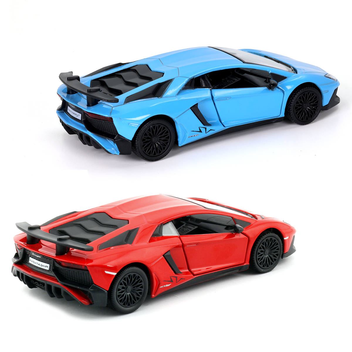 Автомодель Lamborghini Aventador Techno Drive металева 12 см Червона — превʼю 15