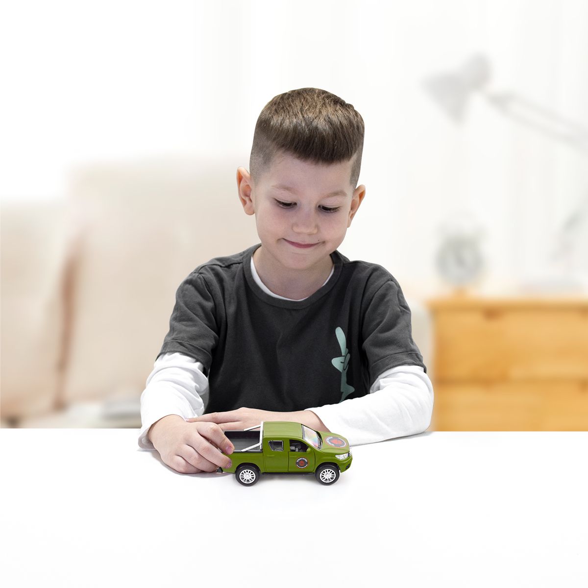 Автомодель TechnoDrive Toyota Hilux Червона калина 1:40 металева — превʼю 20