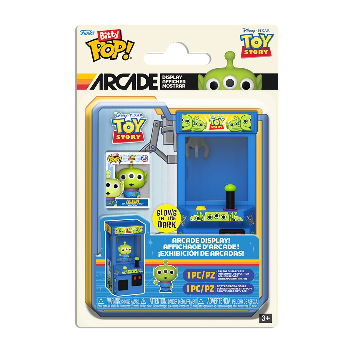 Ігровий набір Bitty POP Arcade Історія іграшок Прибулець Funko 8,9 см — превʼю 6