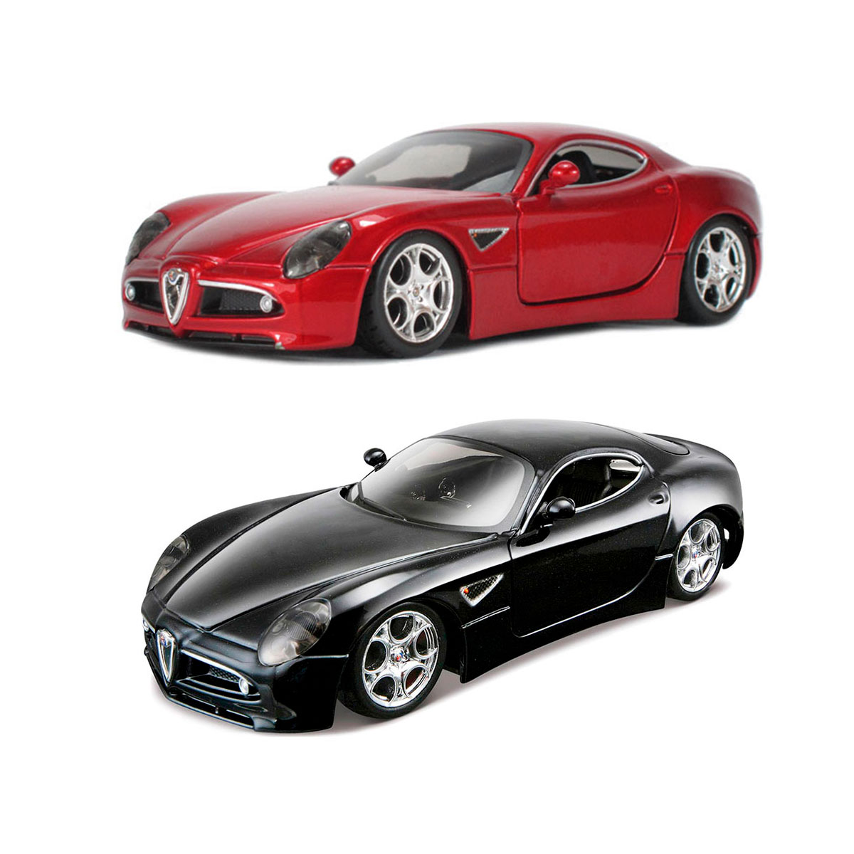Колекційна автомодель Bburago Alfa 8C Competizione 2007 1:32 металева — превʼю 18