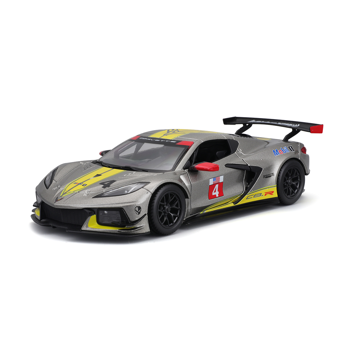 Автомодель Bburago Chevrolet Corvette C8.R 1:24 Сіра — превʼю 11