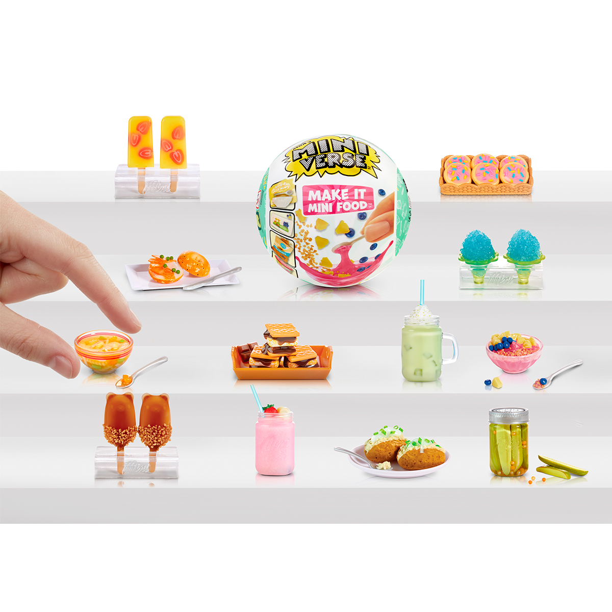 Ігровий набір Miniverse Mini Food 3 Створи кафе дитячий з інгредієнтами — превʼю 18