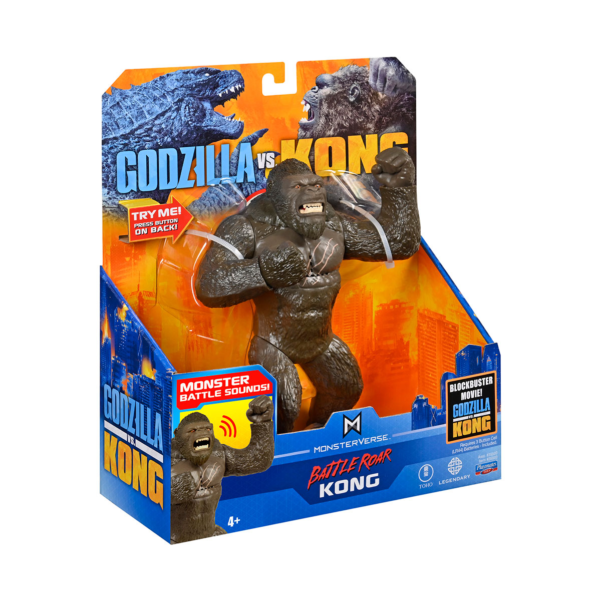 Фігурка Godzilla vs. Kong Конг делюкс зі звуковими ефектами — превʼю 15
