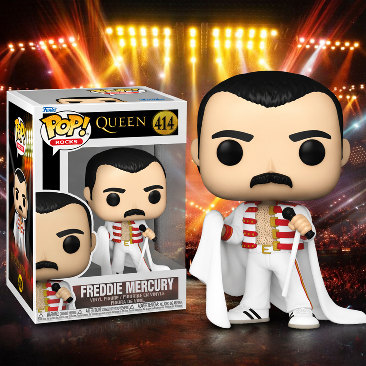 Колекційна фігурка Funko POP Queen - Freddie Mercury музична серія — превʼю 6