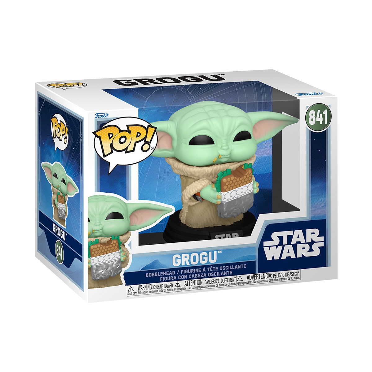 Фігурка Funko POP! Мандалорець Ґроґу із сендвічем 9,1 см — превʼю 3