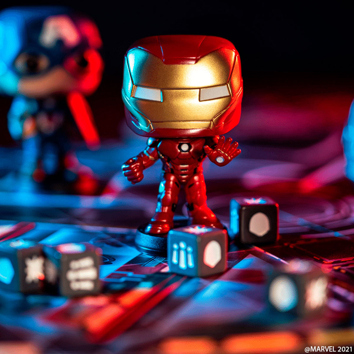 Настільна гра Pop Funkoverse Marvel стратегічна 4 фігурки — превʼю 3