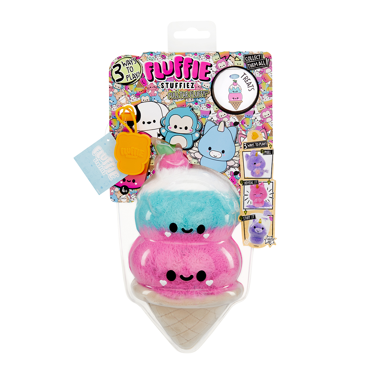 М'яка іграшка-антистрес Fluffie Stuffiez – Морозиво (Ice Cream) – Small Plush — превʼю 10