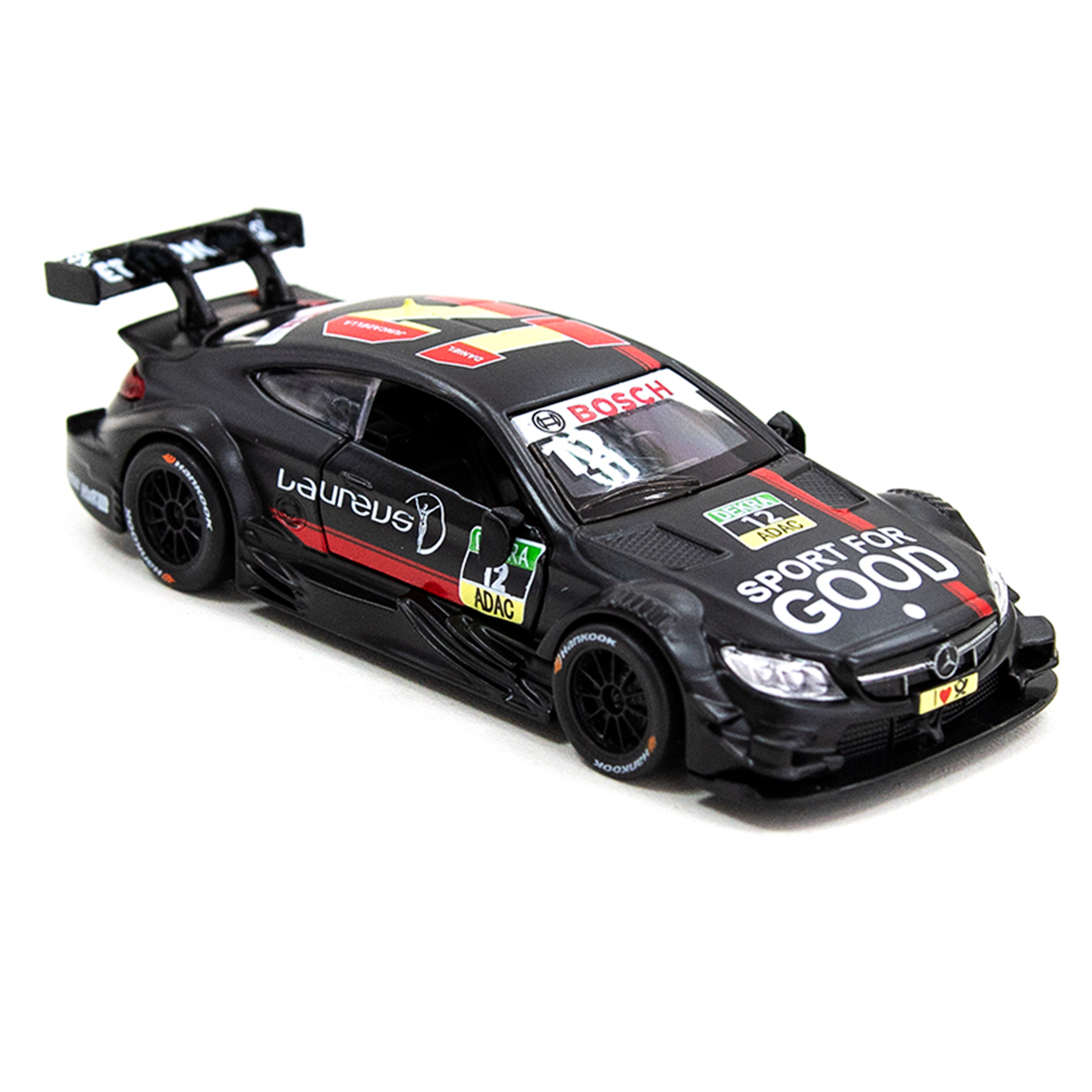 Автомодель Techno Drive Mercedes-AMG C63 DTM металева 1:32 Чорна — превʼю 22