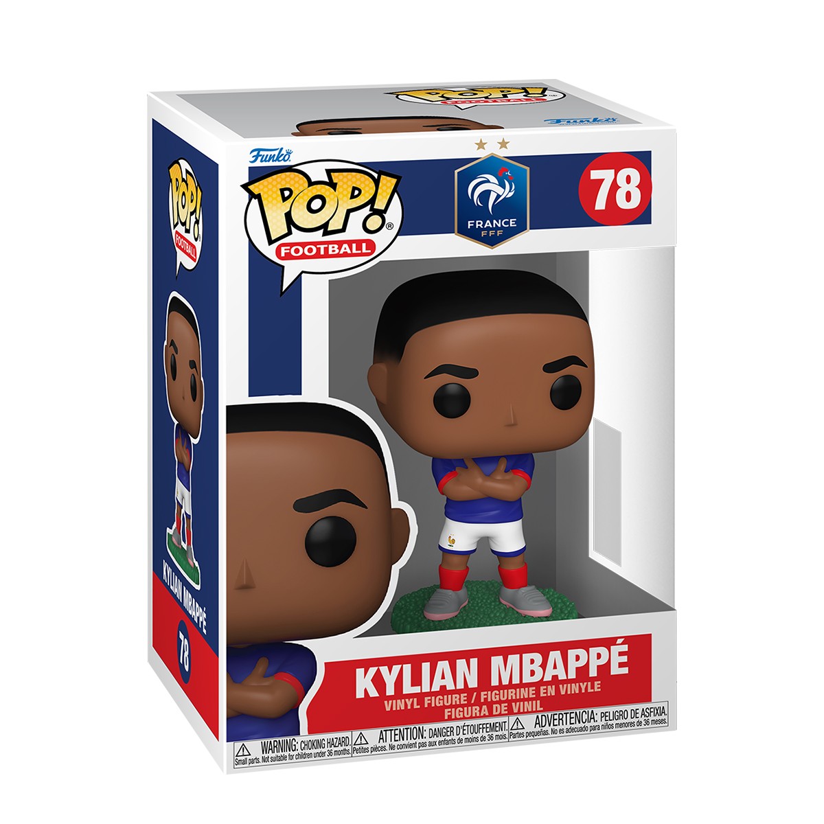 Ігрова колекційна фігурка Funko POP Football Kylian Mbappe Франція Різнокольорова — превʼю 7