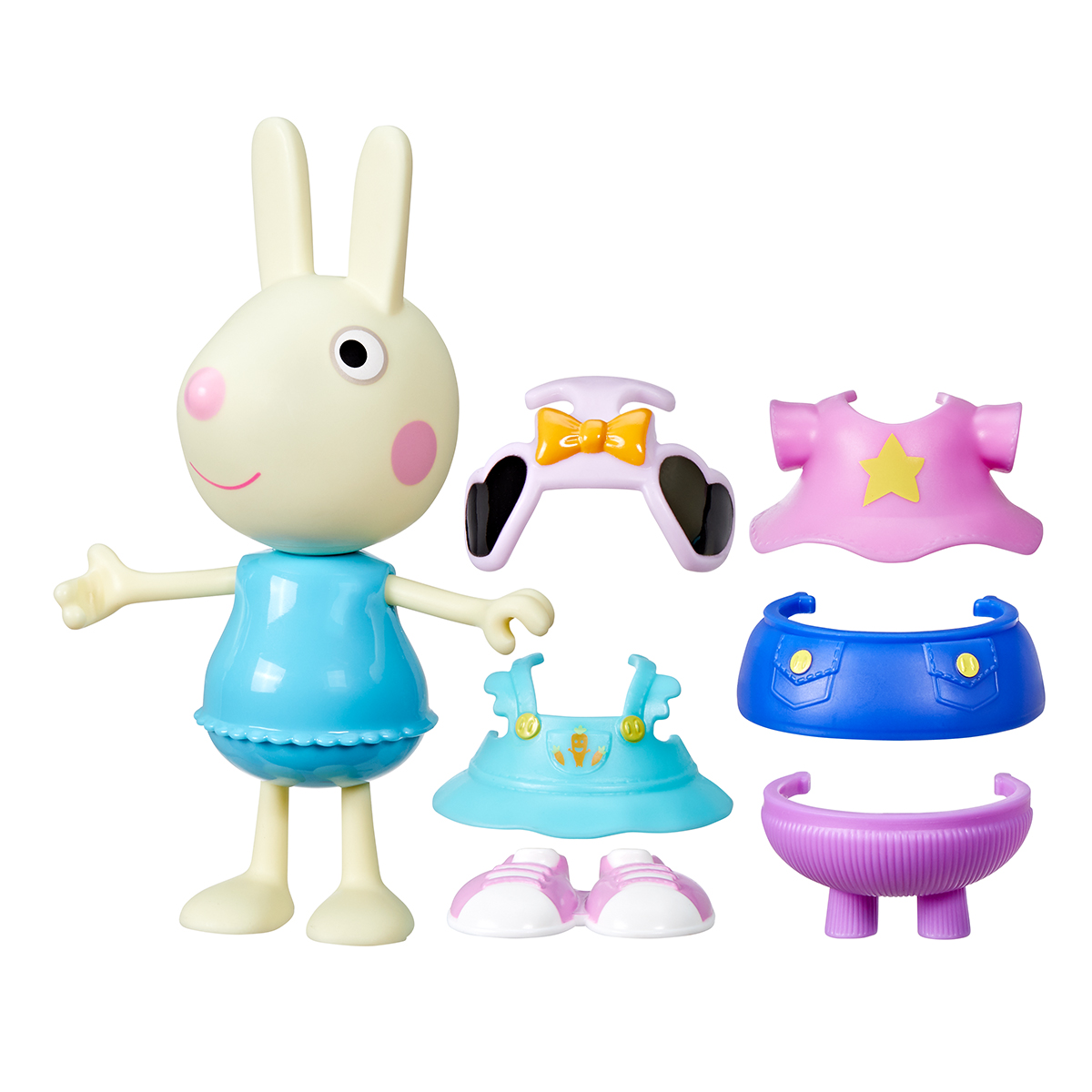 Ігровий набір Peppa Figurines Одягни Ребекку дитячий 15 cm з аксесуарами — превʼю 13