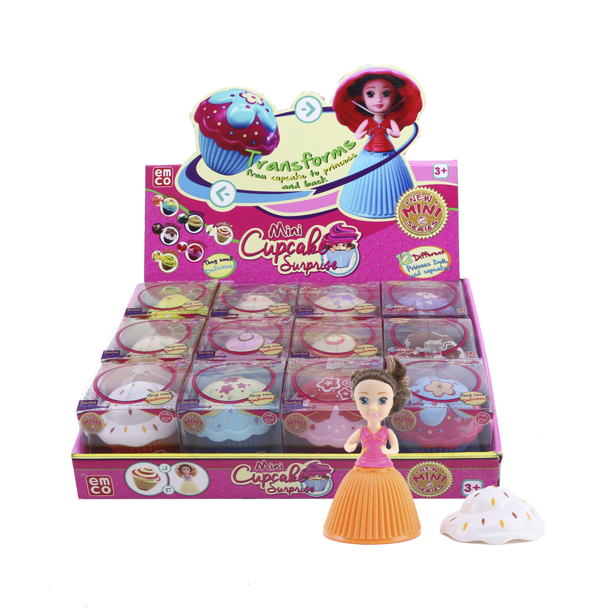 Лялька-сюрприз Mini Cupcake трансформація в капкейк 8,5 см — превʼю 14