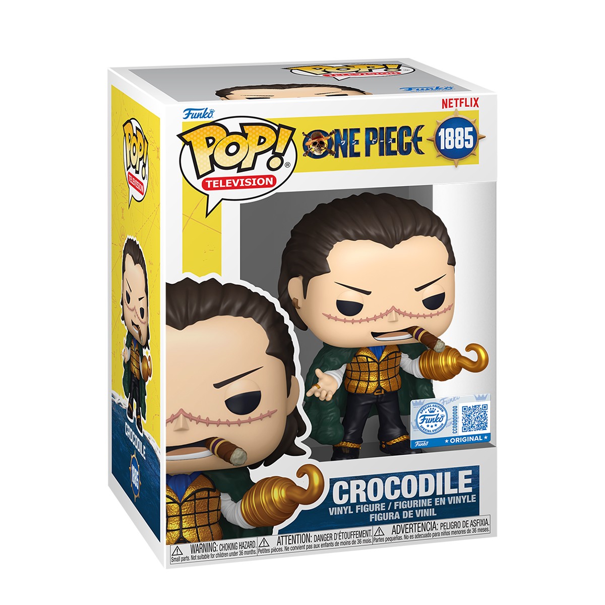 Колекційна ігрова фігурка Funko POP One Piece - Crocodile - Аніме Багатоколірна — превʼю 4