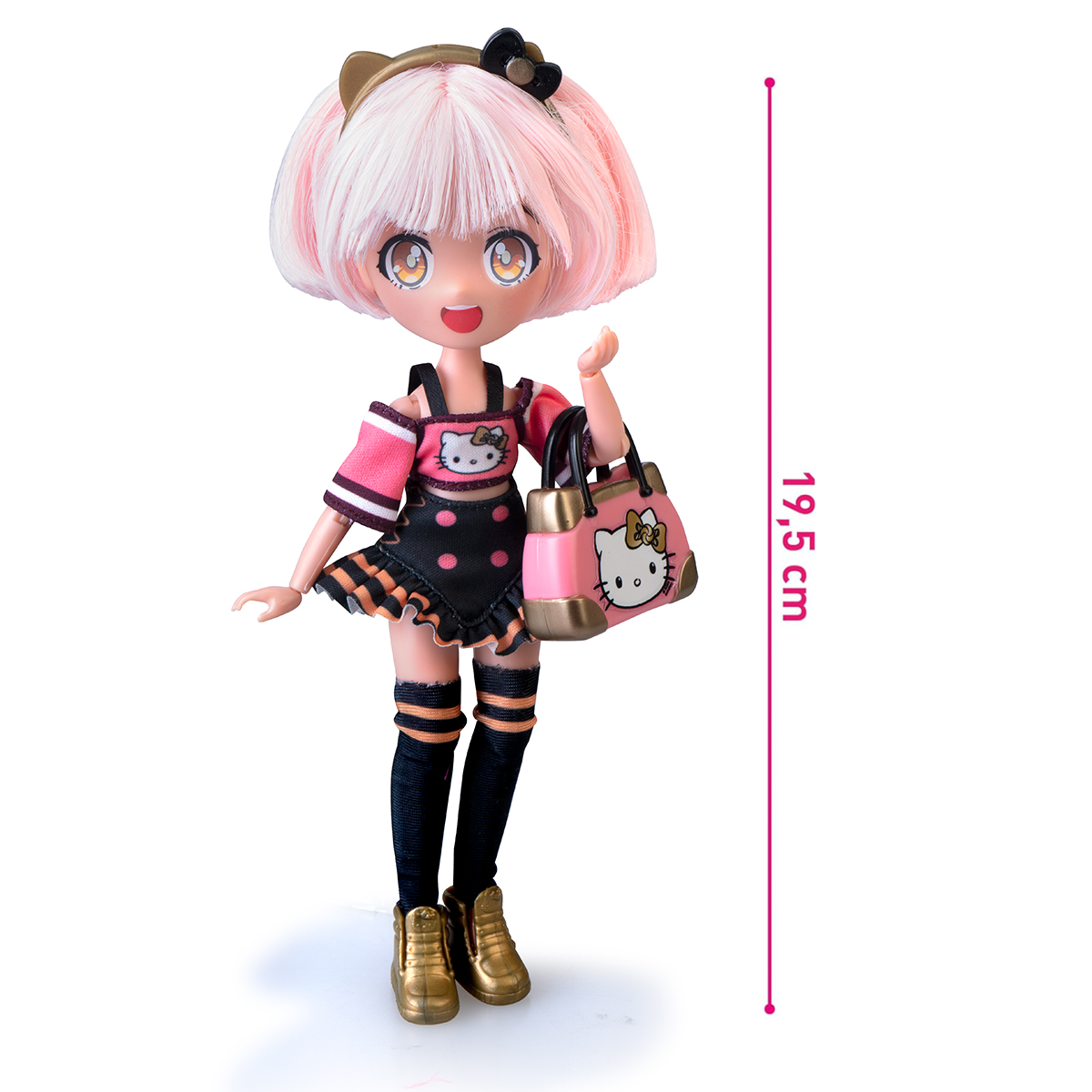 Ігровий набір лялька Hello Kitty Золота Ролер Діва 4SF Manga Dolls 19,5 см — превʼю 8