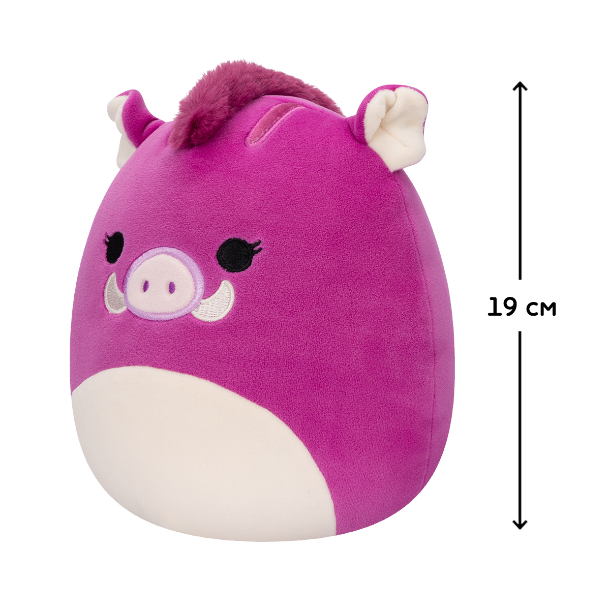 М'яка іграшка Squishmallows – Кабанчик Дженна (Jenna) – 19 см — превʼю 6