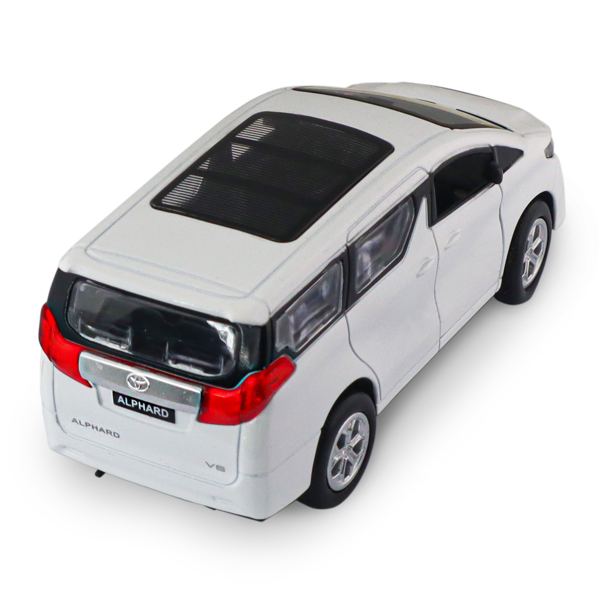 Автомодель Toyota Alphard Techno Drive 1:40 Біла металева — превʼю 26