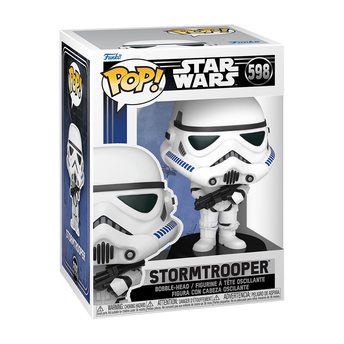 Колекційна фігурка Funko POP Star Wars Stormtrooper-Штурмовик Білий — превʼю 3