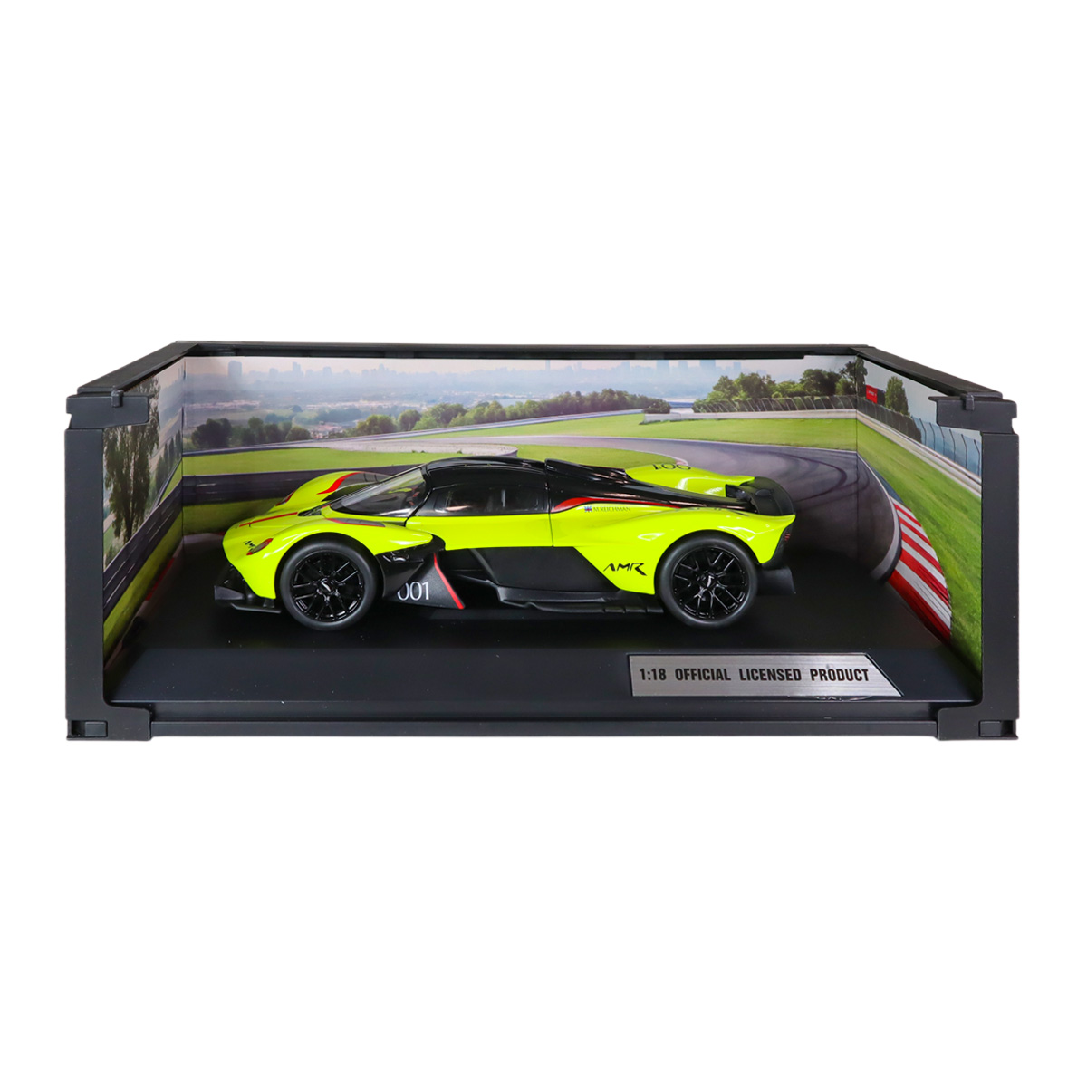 Автомодель Aston Martin Valkyrie Techno Drive 1:18 Жовта металева — превʼю 19