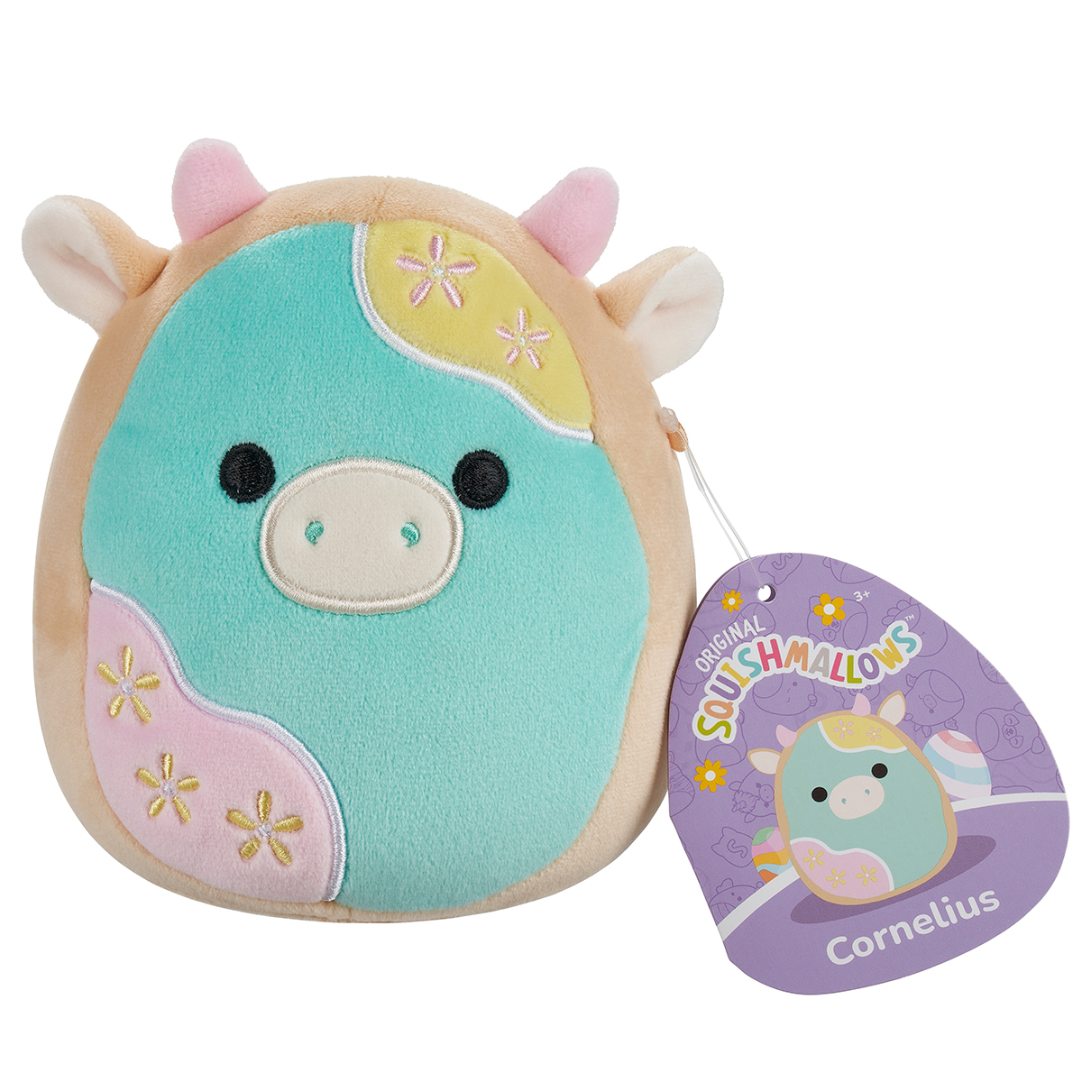 М'яка іграшка Squishmallows — Пастельна корівка (Pastel Cow) — 13 см — превʼю 14